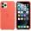 Apple Silicone Case - оригинален силиконов кейс за iPhone 11 Pro Max (оранжев)