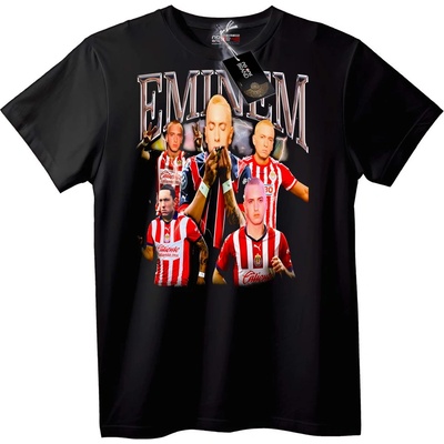 NOONEBRAND Тениска Емinem Футболна Легенда - XL, White