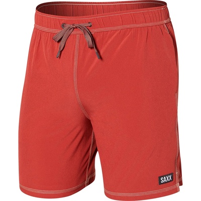 Saxx underwear Бански костюм SAXX Underwear Oh Buoy 2 In 1 7´´ Swimsuit - Red