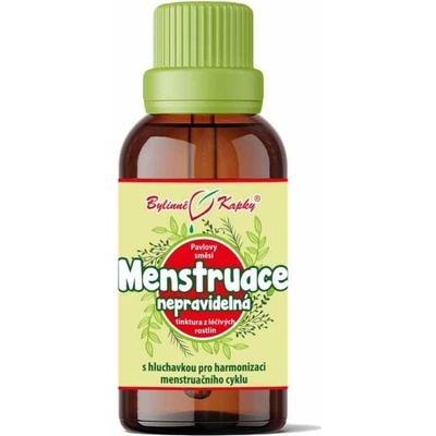 Bylinné kapky Menštruácia nepravidelná 50 ml