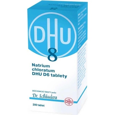 Schüsslerovej soli Natrium chloratum DHU D6 200 tabliet