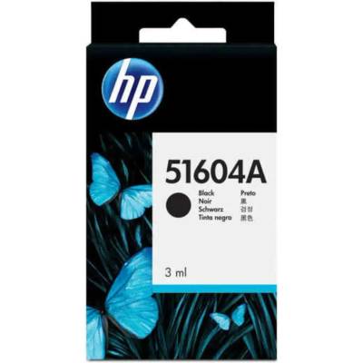 HP Оригиална касета за мастило hp 51604a Черен