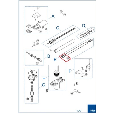 Matice PD0887A0000 pro TOO3000, TOO3024, TOO4500 a TOO4524
