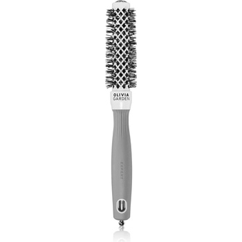 Olivia Garden Expert Shine Wavy Bristles White&Grey Четка за коса průměr 20 mm