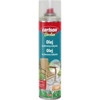 Carlson Garden olej na dřevěný nábytek čirý ve spreji 400 ml