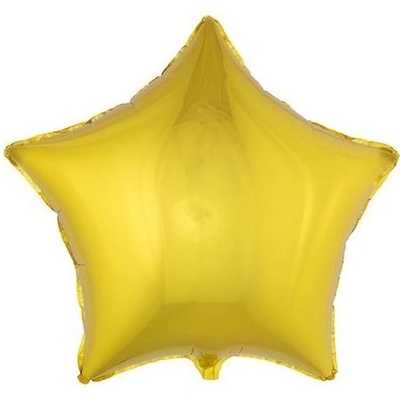 Funny Fashion Foliový balonek hvězda zlatá velká