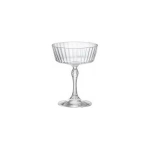 Bormioli Rocco Коплект 6бр стъклени чаши за коктейли "FIZZ" 275мл AMERICA '20s-(1.22150) (0110434)