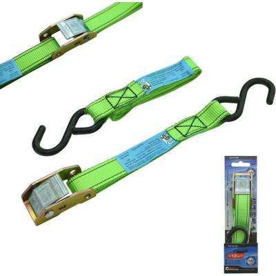 Popruh upínací s hákmi 1,8m TÜV/GS 02236