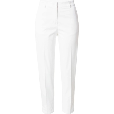 Sisley Панталон с ръб бяло, размер 50