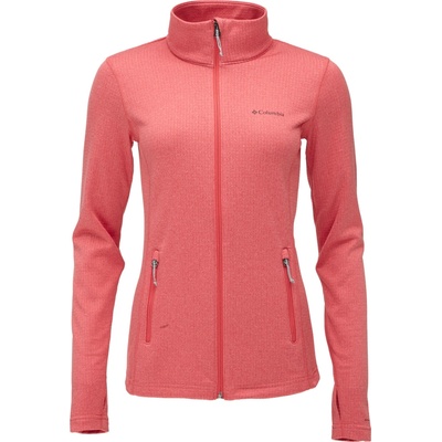 Columbia W Park View Grid Fleece Full Zip oranžová