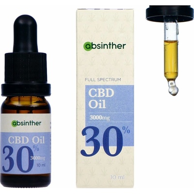 Absinther CBD kvapky 30% Konopný olej Full Spectrum 10 ml