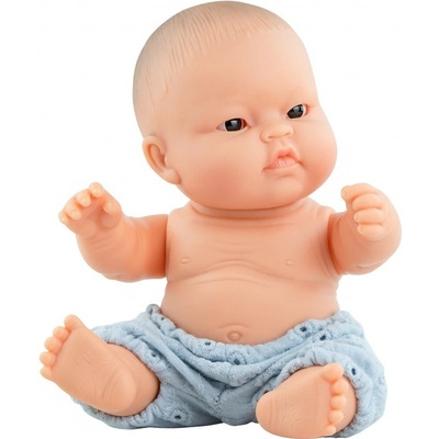 Paola Reina Realistická chlapeček Lucas v modrých kraťasech Los Peques 21 cm