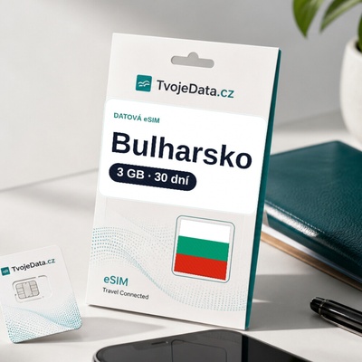 eSIM Bulharsko 3 GB / 29 dní