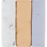 KikkaBoo Комплект 3 бр муселинови пелени 75х75 см Seally Me (31103010099)