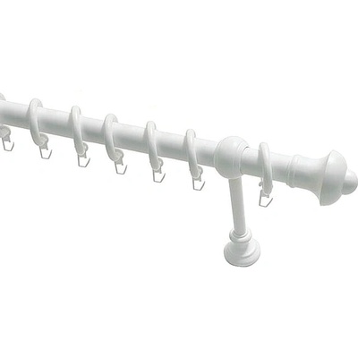 GARDINIA КОРНИЗ БИФО gardinia ф28мм 250см БЯЛ (18)