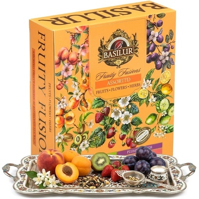 Basilur Fruit Infusions sada ovocných čajů bez ibišku 40 x 1,8 g