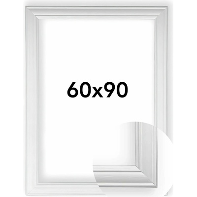 Fotorámeček 38 Rozměr: 60 x 90 cm, Barva: Bílá, Typ zasklení: Plexi
