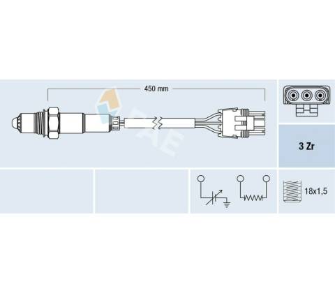 Lambda sonda FAE 77117