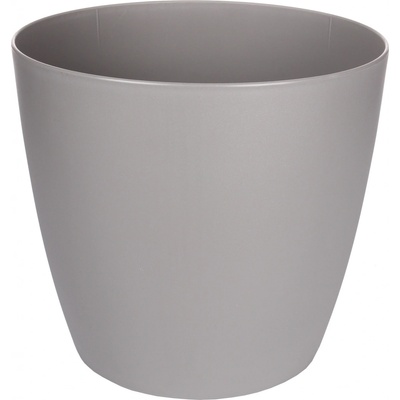 PLASTKON květináč Ella Twist ”n” Roll 35 cm - matná kamenná šedý
