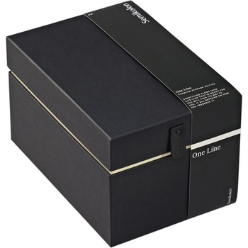Semikolon Кутия за съхранение One Line висока черна (373061)