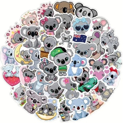 Set 50 samolepek koala (2)