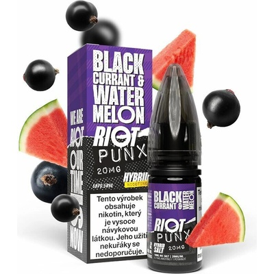 Riot Hybrid Salt Blackcurrant Watermelon 10 ml 20 mg