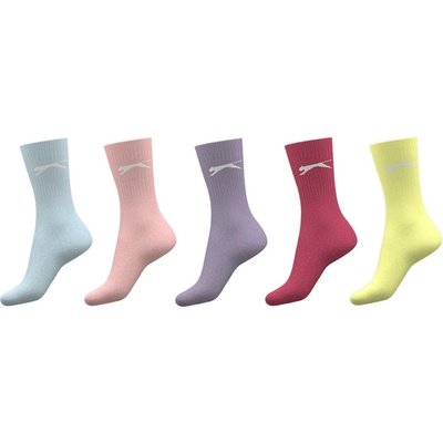 Slazenger Юношески чорапи Slazenger 5 Pack Crew Socks Junior - Colours