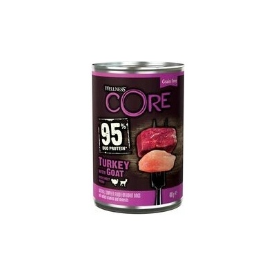 Wellness Core Dog 95% morka a koza 400 g