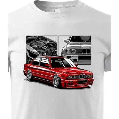 Dětské tričko BMW E30 M3 BíláCanvas Dětské tričko Bezvatriko.cz 1848
