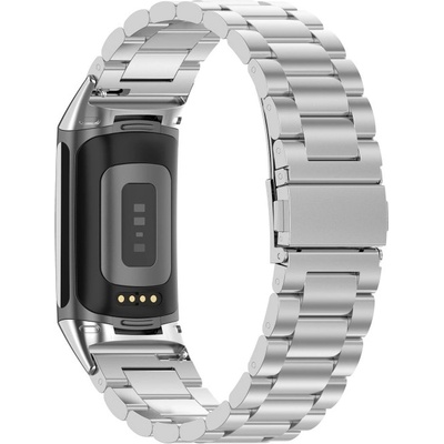 VSECHNONAMOBIL 112539 CLASSIC Kovový řemínek pro Fitbit Charge 6 stříbrný