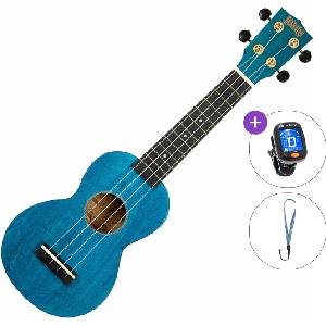 Mahalo MS1TBU Basic SET Transparent Blue Сопрано укулеле (MS1TBU-BASIC-SET)
