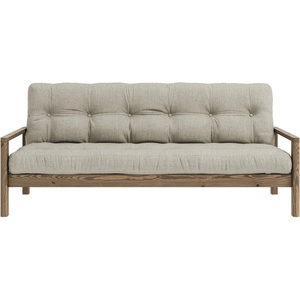 Karup Design Бежов ленен разтегателен диван 205 cm Knob - Karup Design (135106914)