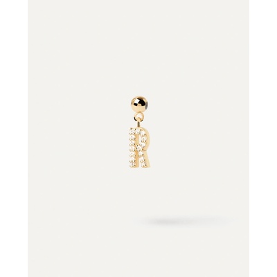 PDPaola Pozlacený přívěsek "R" Charms CH01 067 U