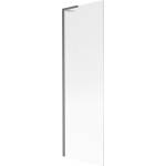 Mexen Next L екран за вана 1-крило 60 x 150 cm, ивици, четка сив пистолет - 895-060-000-03-09-66 (895-060-000-03-09-66)