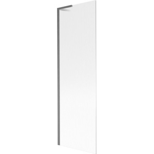 Mexen Next L екран за вана 1-крило 60 x 150 cm, ивици, четка сив пистолет - 895-060-000-03-09-66 (895-060-000-03-09-66)
