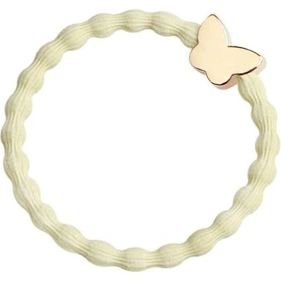 By Eloise London Gold Butterfly стилен ластик за коса и гривна в едно