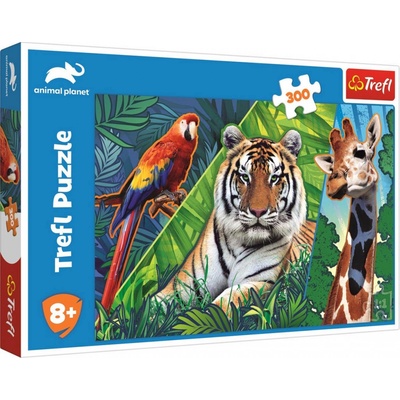 TREFL Animal Planet: Úžasná zvířata 300 dílků