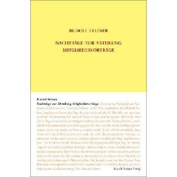 Image 1 of Nachträge zur Abteilung Mitgliedervorträge | Rudolf Steiner, Rudolf Steiner Nachlassverwaltung, Hans-Christian Zehnter, Angelika Schmitt