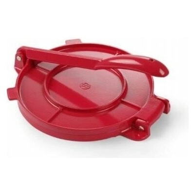 Ruční lis na tortillu 250mm červený Hendi 513033