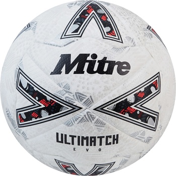 Image 1 of Mitre Ultimatch Evo Football Adults - White/Silver