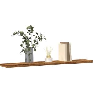 vidaXL Рафтове за книги 4 бр старо дърво 60x10x1, 5 см инженерно дърво (856295)