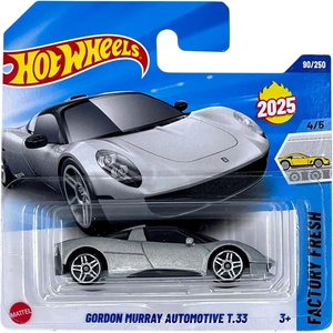 Mattel Количка Gordon Murray Automotive T. 33 1: 64 (Hot Wheels) (26386)