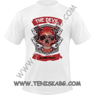 Fruit of the Loom Рокерска тениска- The devil