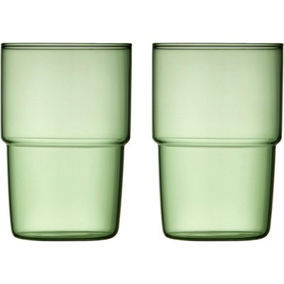 Lyngby Glas Torino sklenice Zelené 2 x 400 ml