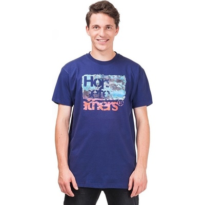 Horsefeathers DAYBREAK T shirt dark blue