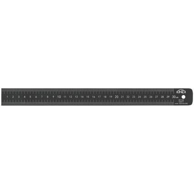KINEX K-MET Měřítko ocelové tenké 1000x30x1mm black coat 1023-02-100