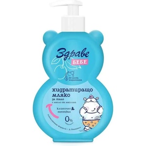 Здраве Бебешко мляко за тяло Здраве Бебе - С масло от маслина, 400 ml