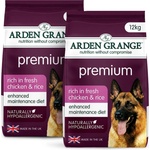 Arden Grange Премиум с пресен пилешки месо и ориз 2 x 12 кг