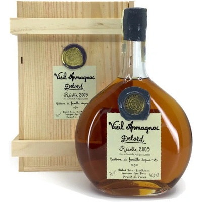 Armagnac Delord Millésimés ročník 2009 40% 0,7 l (kazeta)