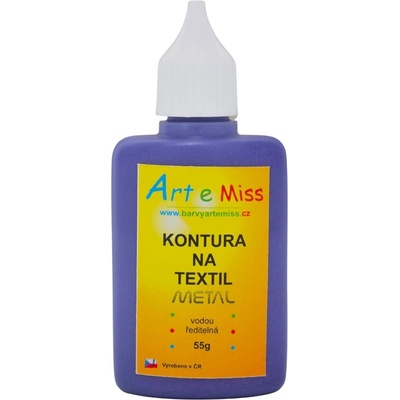 ARTEMISS Kontura na textil METAL 55 g 11 bílá